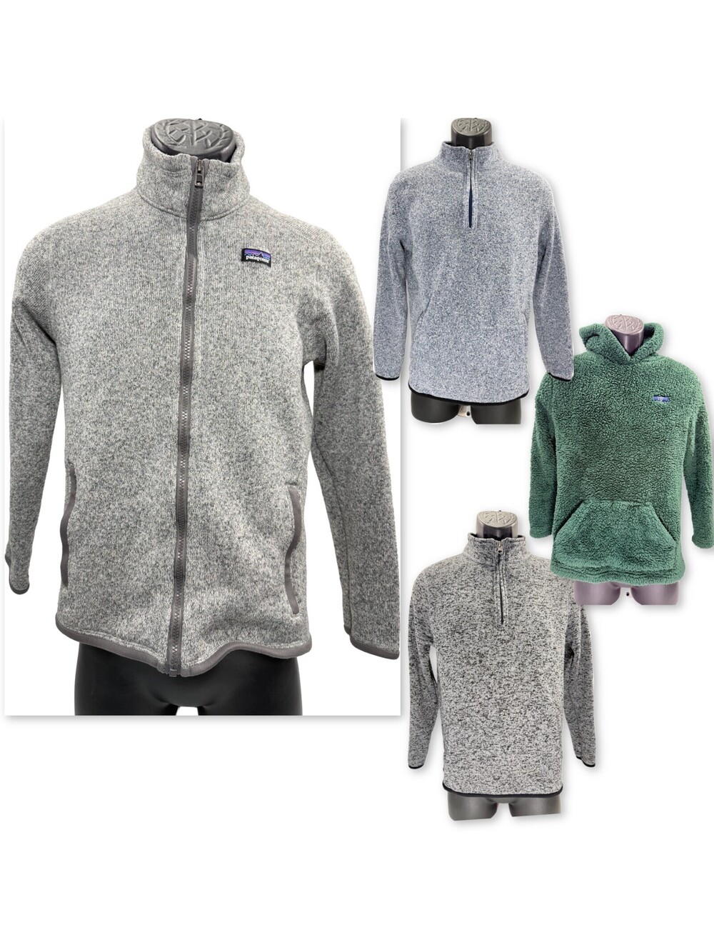 CLOTHING LOT 4 PC Youth XL 14 Fleece Patagonia Boys Better Sweater + MORE BRANDS